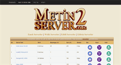 Desktop Screenshot of metin2server.org